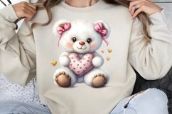 Watercolor Valentine Clipart PNG Product Image 1