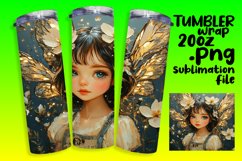 Sublimation-Ready 20oz Artwork , Fairy Product Image 1