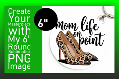 Playful Circle Design Coaster PNG , Mother&#039;s Day Product Image 1