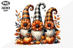Halloween Gnomes Sublimation - Clipart PNG Design Product Image 1
