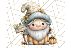 Fall Gnome Clipart PNG Cute Thanksgiving Gnomes Product Image 3
