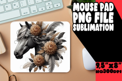 LUMINOUS MOUSE PAD CREATIVE PNG, Horse Product Image 1