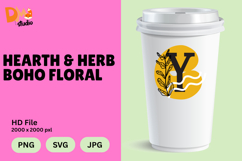 Hearth &amp; Herb Boho Floral Monogram Product Image 1