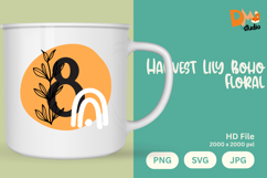 Harvest Lily Boho Floral Monogram Product Image 1