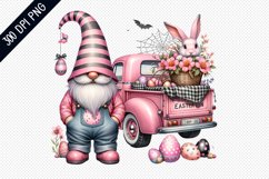 Easter Day Gnome - Sublimation Clipart PNG Design Product Image 1