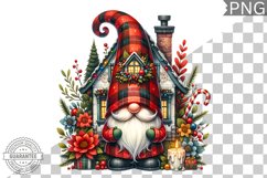 Christmas Gnome Sublimation - Clipart PNG Design Product Image 1