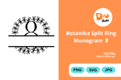 Botanika Split Ring Monogram Product Image 1
