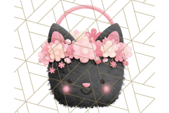 Kawaii Halloween Clipart Cute Kids and Candy Elements Png Product Image 3