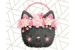 Kawaii Halloween Clipart Cute Kids and Candy Elements Png Product Image 3