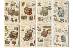 Ephemera Summer Travel Junk Journal Pages Product Image 9