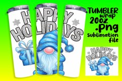 20oz Tumbler Template for Any Occasion , Gnomes Product Image 1