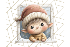 Storybook Santa &amp; Friends PNG Clipart, Christmas Png Clipart Product Image 3