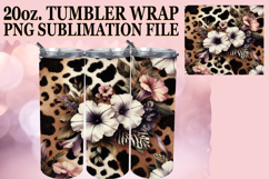 Gentle smiles 20oz tumbler wrap, Leopard Prints Product Image 1