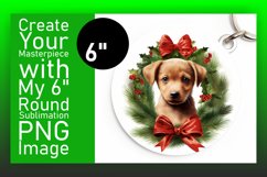 Holiday Wreath Wildlife Sublimation Delight Product Image 1