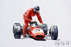 Racing Nursery Clipart PNG Product Image 1