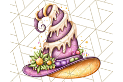 Cute Witch Halloween Baking Clipart PNG, Holiday Treats Png Product Image 3