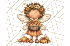 Fall Fairy Clipart PNG, Autumn Fairy People With Wings Product Image 3