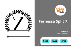 Fernessa Split Monogram Product Image 1