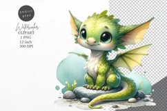 Dragon clipart, Fantasy clipart, Nursery clipart Product Image 1