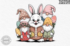 Easter Bunny Gnome Sublimation - Clipart PNG Bundle Product Image 8