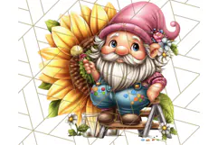 Gnomes at Work Clipart PNG, Cute Gnomes PNG Illustration Product Image 3