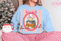 Bookworm Png, Floral Book Png, Reading Png Product Image 3