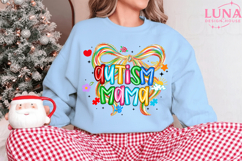 Autism Mama Png, Autism Awareness Png, Coquette Autism Png Product Image 2