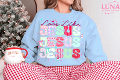 Love Like Jesus png, Valentine Christian png, Jesus png Product Image 3