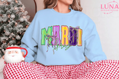 Brushstroke Mardi Gras PNG, Fleur De Lis Coquette PNG, Product Image 3