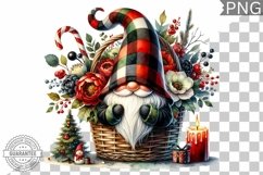Christmas Gnome Sublimation - Clipart PNG Design Product Image 1