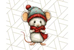Christmas Animal Clipart, Festive Animals in Holiday Outfits Product Image 3