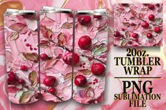 Blooming 3D Flower Tumbler Wrap Product Image 1