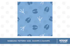 American 4th of July Hoofs and Hen Prints Seamless Pattern Product Image 2