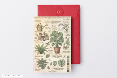 Summer Houseplants Junk Journal Pages Product Image 5