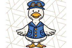 Goose Occupation Clipart PNG, Cute Job-Themed Graphics Product Image 3