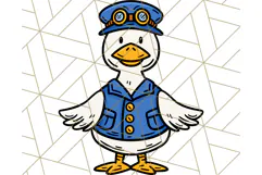 Goose Occupation Clipart PNG, Cute Job-Themed Graphics Product Image 3