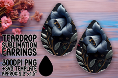 Charming Teardrop Design for Craft Projects , 3D Flower Product Image 1