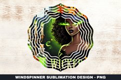 Halloween Wicked Wind Spinner Sublimation Design Product Image 1