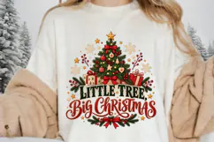 Little Tree, Big Christmas PNG,Festive Christmas Tree & Gift Product Image 2