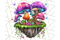 Bright Floating Island PNG Clipart for Fantasy Worlds & Maps Product Image 3