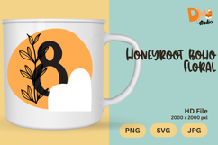 Honeyroot Boho Floral Monogram Product Image 1