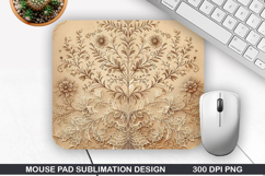 Vintage Mouse Pad Sublimation PNG Design - Mouse Pad PNG Product Image 1