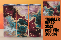 High-Quality 20oz Tumbler Design , Abstract Pattern Product Image 1