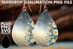 Elegant Teardrop Earrings Design, Leopard Prints Product Image 1