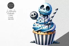 Halloween clipart, Cupcake clipart, Autumn clipart Product Image 1