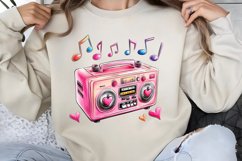 Retro Valentine Clipart PNG Product Image 1