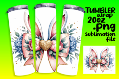 20oz Tumbler Template for All Occasions , Easter Bunny Product Image 1