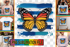 RADIANT TSHIRT Designs Sublimation, Butterfly Product Image 1