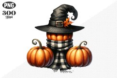 Halloween Pumpkins Sublimation - Clipart PNG Design Product Image 1
