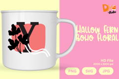 Hallow Fern Boho Floral Monogram Product Image 1